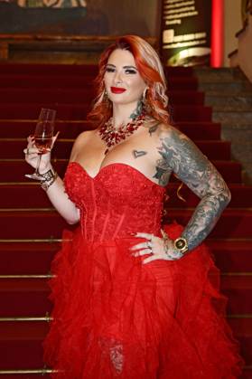 Lyn Künstner bei der 17. Hope Gala 2025 im Schauspielhaus. Dresden, 27.09.2025