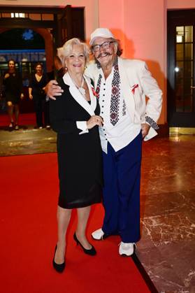 Dorit Gäbler mit Ehemann Karl-Heinz Bellmann bei der 17. Hope Gala 2025 im Schauspielhaus. Dresden, 27.09.2025