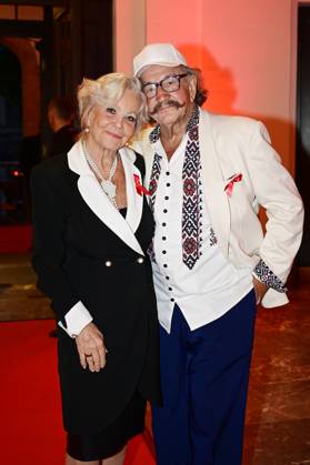 Dorit Gäbler mit Ehemann Karl-Heinz Bellmann bei der 17. Hope Gala 2025 im Schauspielhaus. Dresden, 27.09.2025