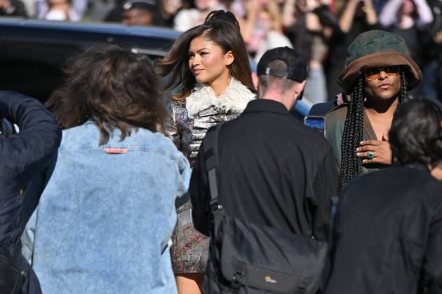 PFW Louis Vuitton Outside Arrivals Zendaya arriving at Louis Vuitton Fashion Show during Paris Fashion Week in Paris, France on September 30, 2025. Photo by Julien Reynaud APS-Medias ABACAPRESS.COM Paris France Copyright: xReynaudxJulien APS-Medias ABACAx