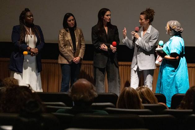 48th Mill Valley Film Festival - Special Screening Charliebird Shaki Alliu, Maria Peyramaure, Samantha Smart, Libby Ewing and Bri anna Moore attend the screening of Charliebird during the 48th Mill Valley Film Festival at the Christopher B. Smith Rafael Film Center on October 04, 2025 in San Rafael, California. San Rafael San Rafael Film Center California USA Copyright: xPicturexHappy imageSPACEx