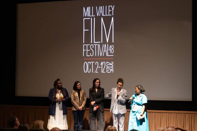 48th Mill Valley Film Festival - Special Screening Charliebird Shaki Alliu, Maria Peyramaure, Samantha Smart, Libby Ewing and Bri anna Moore attend the screening of Charliebird during the 48th Mill Valley Film Festival at the Christopher B. Smith Rafael Film Center on October 04, 2025 in San Rafael, California. San Rafael San Rafael Film Center California USA Copyright: xPicturexHappy imageSPACEx