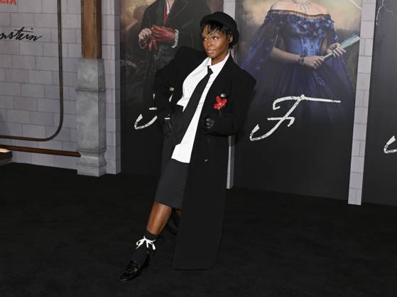 October 6, 2025, Los Angeles, California, USA: Grammy-nominated singer, rapper, songwriter, producer, and actress JANELLE MONAE attends Los Angeles red carpet premiere of Netflix s Frankenstein Los Angeles USA - ZUMAb173 20251006_aap_b173_109 Copyright: xBillyxBennightx