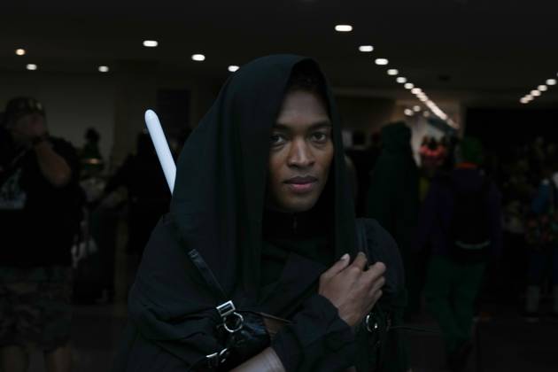 October 10, 2025, New York, New York, USA: A man in cosplay at the New York Comic Con at the Jacob K. Javits Convention Center on October 10, 2025 in New York. New York USA - ZUMAb148 20251010_zap_b148_025 Copyright: xBryanxSmithx