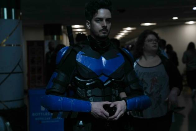 October 10, 2025, New York, New York, USA: A man in cosplay at the New York Comic Con at the Jacob K. Javits Convention Center on October 10, 2025 in New York. New York USA - ZUMAb148 20251010_zap_b148_029 Copyright: xBryanxSmithx