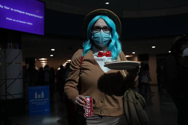 October 10, 2025, New York, New York, USA: An attendee in cosplay at the New York Comic Con at the Jacob K. Javits Convention Center on October 10, 2025 in New York. New York USA - ZUMAb148 20251010_zap_b148_038 Copyright: xBryanxSmithx