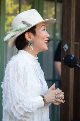 48th Mill Valley Film Festival - Closing night screening of RENTAL FAMILY Writer and Director HIKARI attends her closing night feature film Rental Family at the 48th Mill Valley Film Festival at the Outdoor Art Club on October 12, 2025 in Mill Valley, California. Mill Valley Outdoor Art Club California USA Copyright: xPicturexHappy imageSPACEx
