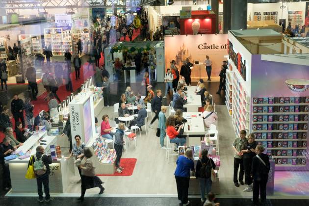 15.10.2025, Frankfurt am Main, DEU, Frankfurter Buchmesse. Blick in Halle 3.