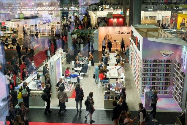 15.10.2025, Frankfurt am Main, DEU, Frankfurter Buchmesse. Blick in Halle 3.