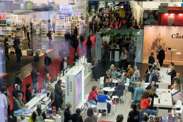 15.10.2025, Frankfurt am Main, DEU, Frankfurter Buchmesse. Blick in Halle 3.