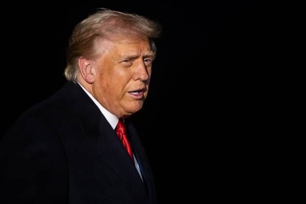 President Donald Trump speaks with reporters as he departs for a trip to Asia on the South Lawn of the White House in Washington, DC on Friday, October 24, 2025. Trump is expected to meet with Chinese President Xi Jinping to discuss a trade deal, Prime Minister of Malaysia Anwar bin Ibrahim, Japan s new prime minister Sanae Takaichi and several other Asian leaders at the Association of Southeast Asian Nations (ASEAN). WASP20251024113 FrancisxChung