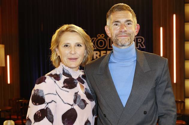 Susan Link und Micky Beisenherz bei der Aufzeichnung der WDR-Talkshow Kölner Treff im WDR Studio BS 3. Köln, 24.10.2025