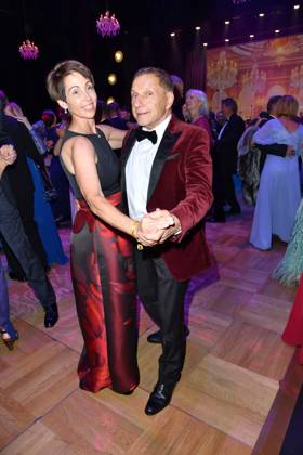 Richy Müller mit Ehefrau Christl Stumhofer beim 30. Leipziger Opernball unter dem Motto ¡Bienvenidos, Andalucia! in der Oper Leipzig am 25.11.2025