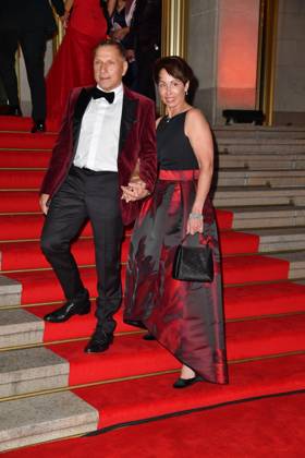 Richy Müller mit Ehefrau Christl Stumhofer beim 30. Leipziger Opernball unter dem Motto ¡Bienvenidos, Andalucia! in der Oper Leipzig am 25.11.2025