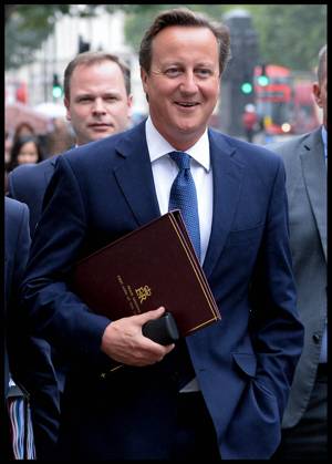 Image Licensed to Parsons Media. 23 11 2025. London, United Kingdom. David Cameron diagnosed with prostate cancer. Former Prime Minister David Cameron has today annoucned in an interview with The Sunday Times that he has been diagnosed with Prostate Cancer. Lord Cameron says the test came following his wife Samantha listening to an interview on the radio which spurred him on to get a test in 2024. Prime Minister David Cameron walks across Whitehall on his way to Parliament as he leaves No10 Downing Street. 01 09 2014.  Copyright: xAndrewxParsonsx xParsonsxMediax PAR-9167-0010
