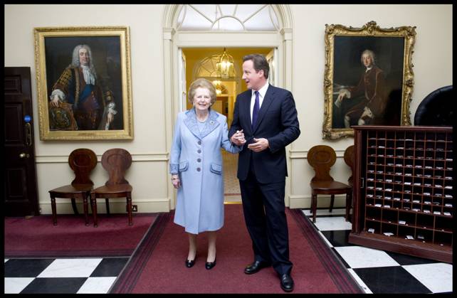 Image Licensed to Parsons Media. 23 11 2025. London, United Kingdom. David Cameron diagnosed with prostate cancer. Former Prime Minister David Cameron has today annoucned in an interview with The Sunday Times that he has been diagnosed with Prostate Cancer. Lord Cameron says the test came following his wife Samantha listening to an interview on the radio which spurred him on to get a test in 2024. British Prime Minister David Cameron with former Prime Minister Baroness Thatcher inside Number 10 Downing Street, Tuesday June 8, 2010.  Copyright: xAndrewxParsonsx xParsonsxMediax PAR-9167-0014