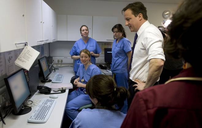 Image Licensed to Parsons Media. 23 11 2025. London, United Kingdom. David Cameron diagnosed with prostate cancer. Former Prime Minister David Cameron has today annoucned in an interview with The Sunday Times that he has been diagnosed with Prostate Cancer. Lord Cameron says the test came following his wife Samantha listening to an interview on the radio which spurred him on to get a test in 2024. Leader of the Conservative Party David Cameron speaks with staff during a visit to the Teenage Cancer Trust Ward at the University College Hospital in London. 05 04 2010. Copyright: xAndrewxParsonsx xParsonsxMediax PAR-9167-0025