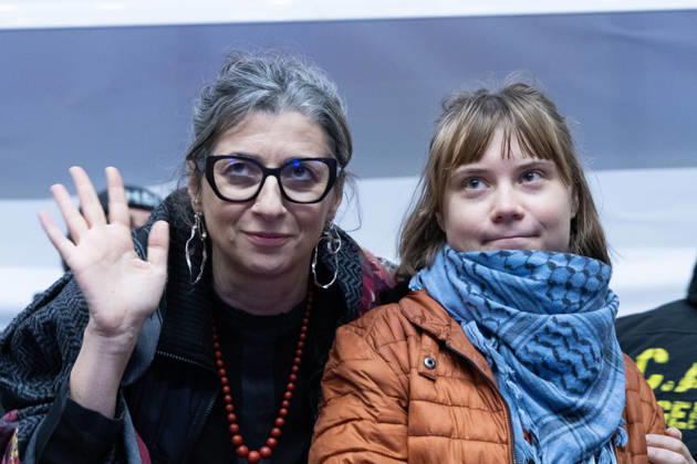 Greta Thunberg and Francesca Albanese participate in the conference Rebuild Justice at the Faculty of Law of Roma Tre University in Rome. Copyright: xMatteoxNardonex xipa-agency.netx xMatteoxNardonex IPA_Agency_IPA68499841