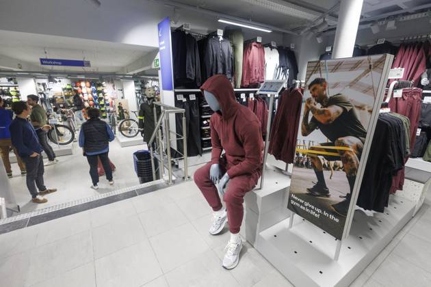 Illustration picture taken during the opening of the Decathlon City sports goods store in Brussels on Thursday 11 December 2025. NICOLASxMAETERLINCK 148140223