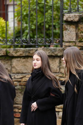 17-01-2026 Madrid Princes Leonor and Princess Sofia during the vigil ( wake) for the late Princess Irene (aunt Pecu) of Greece and Denmark at the Greek Orthodox cathedral of Saint Andrew and Saint Demetrius in Madrid. No Spain  Copyright: xPPEx