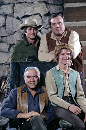 RECORD DATE NOT STATED RECORD DATE NOT STATED Bonanza Michael Landon, Dan Blocker, Lorne Greene, Mitch Vogel 1971 ** H.L. EDITORIAL USE ONLY  Copyright: x