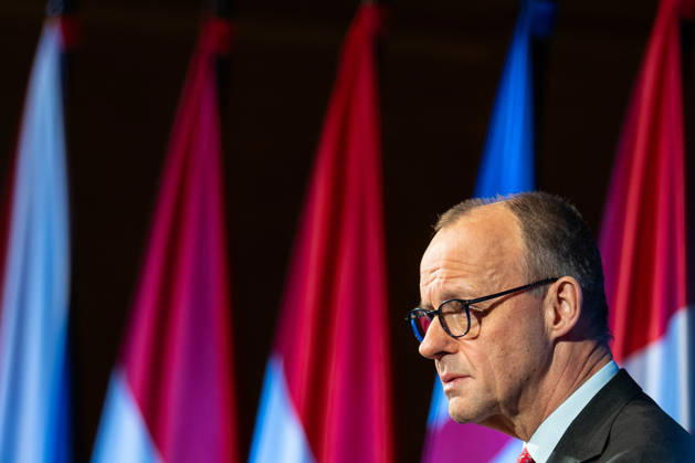 Bundeskanzler Friedrich Merz hält eine Rede im Hamburger Rathaus vor den Teilnehmern des Nordseegipfels;3rd North Sea Summit 2026 in Hamburg, Germany - 3. Nordseegipfel 2026 in Hamburg, Deutschland, Hamburg Hamburg Deutschland Rathaus, Townhall