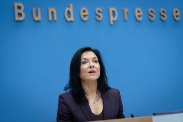 Bundespressekonferenz, Vorstellung, Jahreswirtschaftsbericht Bundespressekonferenz, Vorstellung, Jahreswirtschaftsbericht, 2026, Bundesregierung, Bundesministerin für Wirtschaft und Energie, Katherina Reiche Berlin Berlin GER