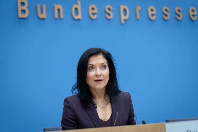 Bundespressekonferenz, Vorstellung, Jahreswirtschaftsbericht Bundespressekonferenz, Vorstellung, Jahreswirtschaftsbericht, 2026, Bundesregierung, Bundesministerin für Wirtschaft und Energie, Katherina Reiche Berlin Berlin GER