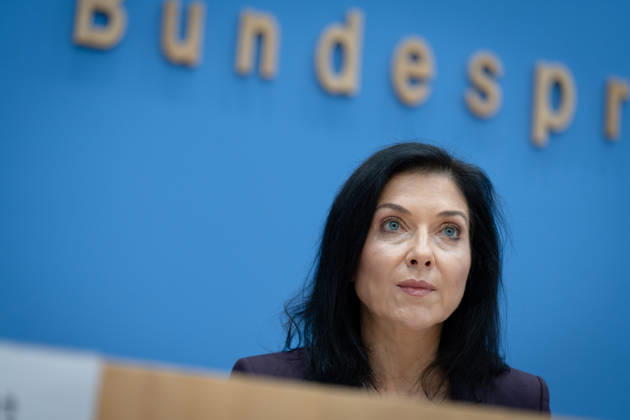 Bundespressekonferenz, Vorstellung, Jahreswirtschaftsbericht Bundespressekonferenz, Vorstellung, Jahreswirtschaftsbericht, 2026, Bundesregierung, Bundesministerin für Wirtschaft und Energie, Katherina Reiche Berlin Berlin GER