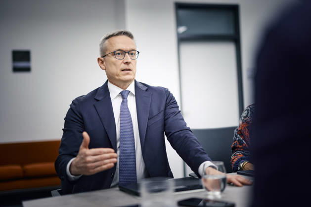 Dr. Karsten Wildberger, Bundesminister fuer Digitales und Staatsmodernisierung ,aufgenommen im Rahmen eines Interviews in Berlin, 03.11.2025. Berlin Deutschland Copyright: xSebastianxRaux
