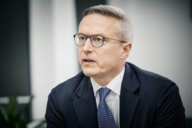 Dr. Karsten Wildberger, Bundesminister fuer Digitales und Staatsmodernisierung ,aufgenommen im Rahmen eines Interviews in Berlin, 03.11.2025. Berlin Deutschland Copyright: xSebastianxRaux