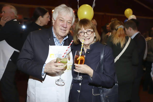 Rolf Zuckowski mit Ehefrau Monika Zuckowski bei der 8. Palazzo Charity-Gala zugunsten des Lufthafens im Altonaer Kinderkrankenhaus im Palazzo. Hamburg, 28.01.2026