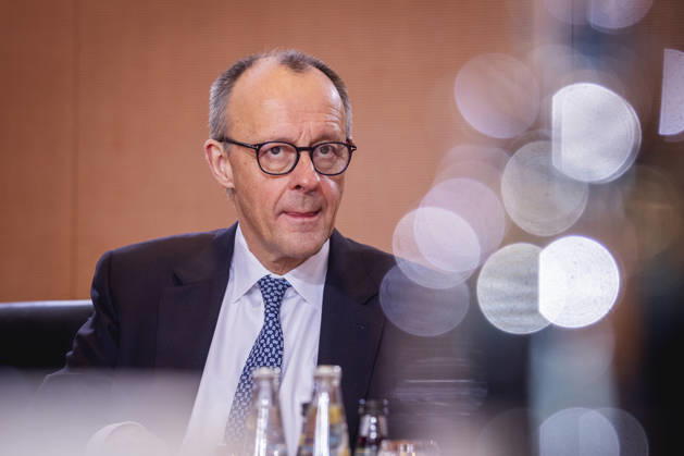 Friedrich Merz (CDU), Bundeskanzler, aufgenommen im Rahmen einer Kabinettsitzung in Berlin, 04.02.2026. Berlin Deutschland Copyright: xJulianexSonntagx