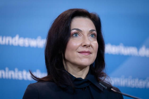 Katherina Reiche, Bundesministerin für Wirtschaft und Energie, BMWE Spitzengespräch Bündnis Zukunft, Katherina Reiche, Bundesministerin für Wirtschaft und Energie, BMWE, Berlin, Pressestatement Berlin Berlin GER