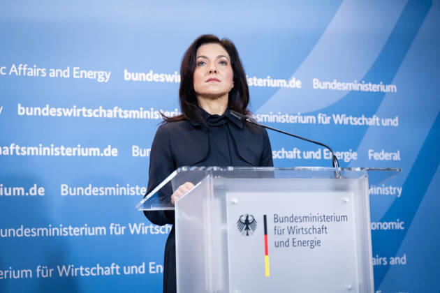 Katherina Reiche, Bundesministerin für Wirtschaft und Energie, BMWE Spitzengespräch Bündnis Zukunft, Katherina Reiche, Bundesministerin für Wirtschaft und Energie, BMWE, Berlin, Pressestatement Berlin Berlin GER