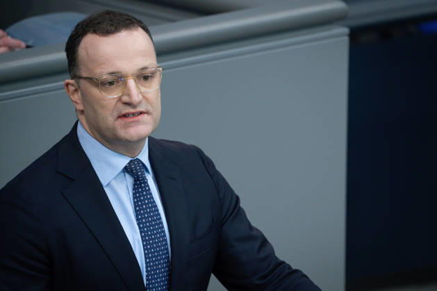 Deutscher Bundestag, 64. Plenarsitzung Jens Spahn (CDU) im Portrait bei seiner Rede zum Tagesordnungspunkt Regierungserklaerung zum Europaeischen Rat bei der 64. Sitzung des Deutschen Bundestag in Berlin, 18.03.2026 Berlin Berlin Deutschland