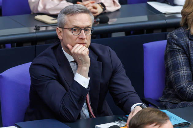 Bundestag Karsten Wildberger (CDU), Bundesminister fuer Digitales und Staatsmodernisierung, im Deutschen Bundestag am 18.03.26 in Berlin. Berlin Berlin Deutschland Bundestag
