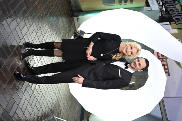 Victoria Herrmann mit Ehemann David Böthig bei der 9. Windflüchter Charity Gala 2026 zu Gunsten der Stiftung Betroffen˜ im Störtebeker Brauquartier. Stralsund, 28.03.2026 Copyright: xMatthiasxWehnertx