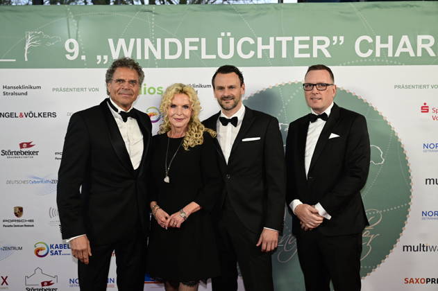 Victoria Herrmann mit Ehemann David Böthig bei der 9. Windflüchter Charity Gala 2026 zu Gunsten der Stiftung Betroffen˜ im Störtebeker Brauquartier. Stralsund, 28.03.2026 Copyright: xMatthiasxWehnertx