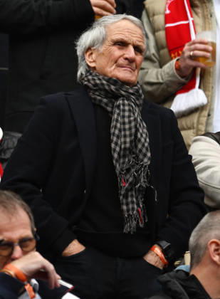 12.04.2026, xophax, Fussball 1.Bundesliga, 1.FC Koeln - Werder Bremen. Wolfgang Overath auf der Tribüne. (DFL DFB REGULATIONS PROHIBIT ANY USE OF PHOTOGRAPHS as IMAGE SEQUENCES and or QUASI-VIDEO) Koeln