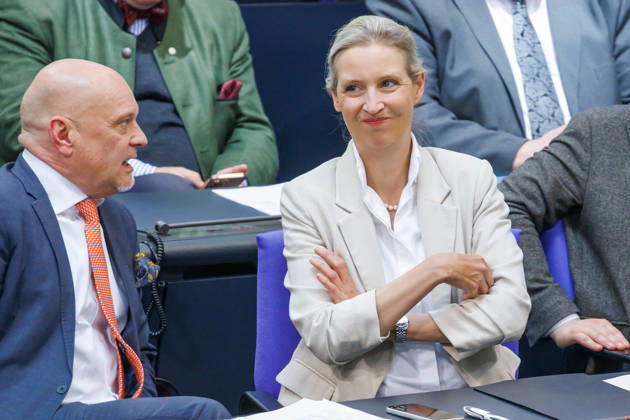 Bundestag Alice Weidel (AfD) im Deutschen Bundestag am 08.05.26 in Berlin. Berlin Berlin Deutschland Bundestag