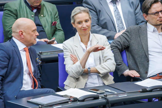 Bundestag Alice Weidel (AfD) im Deutschen Bundestag am 08.05.26 in Berlin. Berlin Berlin Deutschland Bundestag