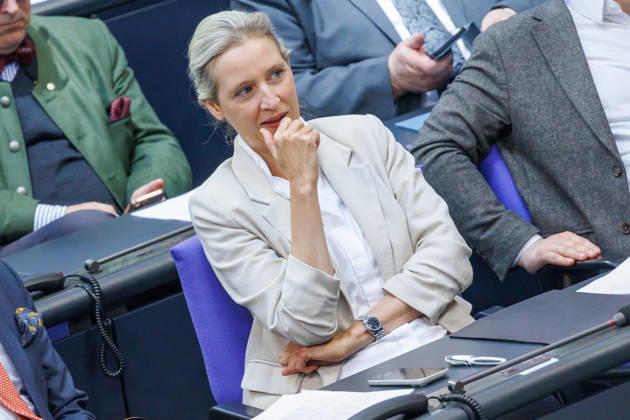 Bundestag Alice Weidel (AfD) im Deutschen Bundestag am 08.05.26 in Berlin. Berlin Berlin Deutschland Bundestag