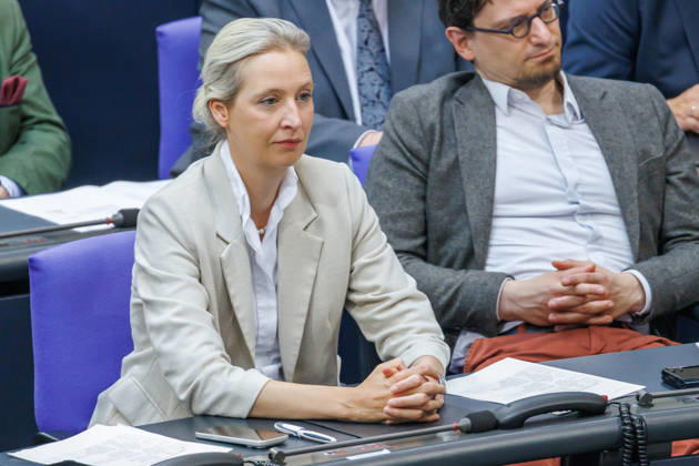 Bundestag Alice Weidel (AfD) im Deutschen Bundestag am 08.05.26 in Berlin. Berlin Berlin Deutschland Bundestag