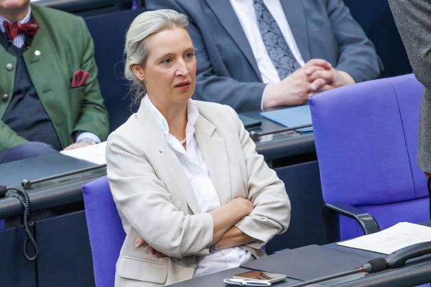 Bundestag Alice Weidel (AfD) im Deutschen Bundestag am 08.05.26 in Berlin. Berlin Berlin Deutschland Bundestag
