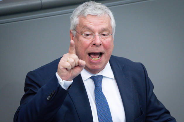 Deutscher Bundestag, 80. Plenarsitzung Juergen Hardt (CDU) im Portrait bei seiner Rede zum Tagesordnungspunkt Einsetzung eines UA: Angriff auf die Nordstream-Pipelines bei der 80. Sitzung des Deutschen Bundestag in Berlin, 21.05.2026 Berlin Berlin Deutschland