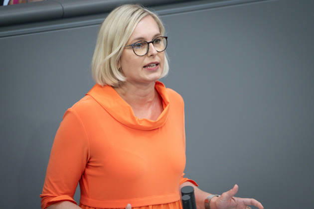 Deutscher Bundestag, 80. Plenarsitzung Dr. Christiane Schenderlein Staatsministerin fuer Sport und Ehrenamt im Portrait bei Rede zum Tagesordnungspunkt Zusammenhalt durch Engagement - Ehrenamt bei der 80. Sitzung des Deutschen Bundestag in Berlin, 21.05.2026 Berlin Berlin Deutschland