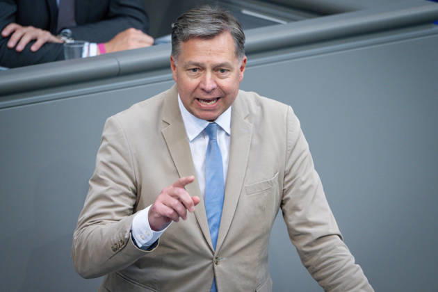 Deutscher Bundestag, 80. Plenarsitzung Stephan Mayer (CSU) im Portrait bei seiner Rede zum Tagesordnungspunkt Zusammenhalt durch Engagement - Ehrenamt bei der 80. Sitzung des Deutschen Bundestag in Berlin, 21.05.2026 Berlin Berlin Deutschland
