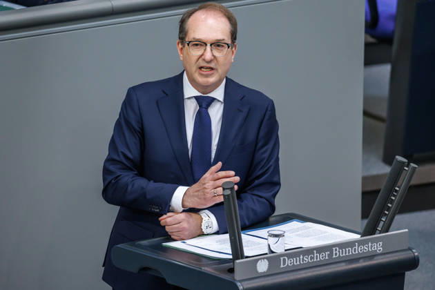 Bundestag Alexander Dobrindt (CSU), Bundesinnenminister im Deutschen Bundestag am 21.05.26 in Berlin. Berlin Berlin Deutschland Bundestag