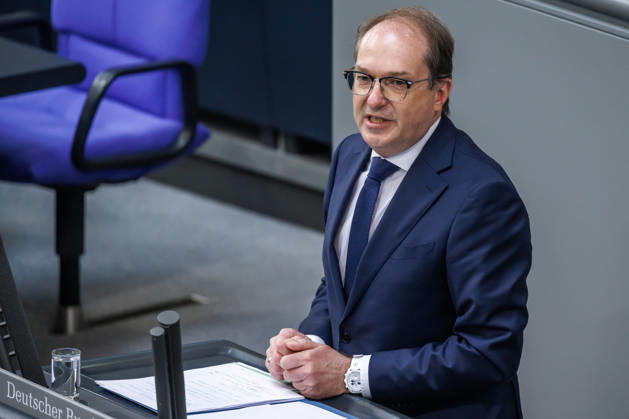 Bundestag Alexander Dobrindt (CSU), Bundesinnenminister im Deutschen Bundestag am 21.05.26 in Berlin. Berlin Berlin Deutschland Bundestag